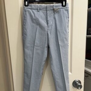 JCrew Crewcut Ludlow Seersucker Boys Suit Pant